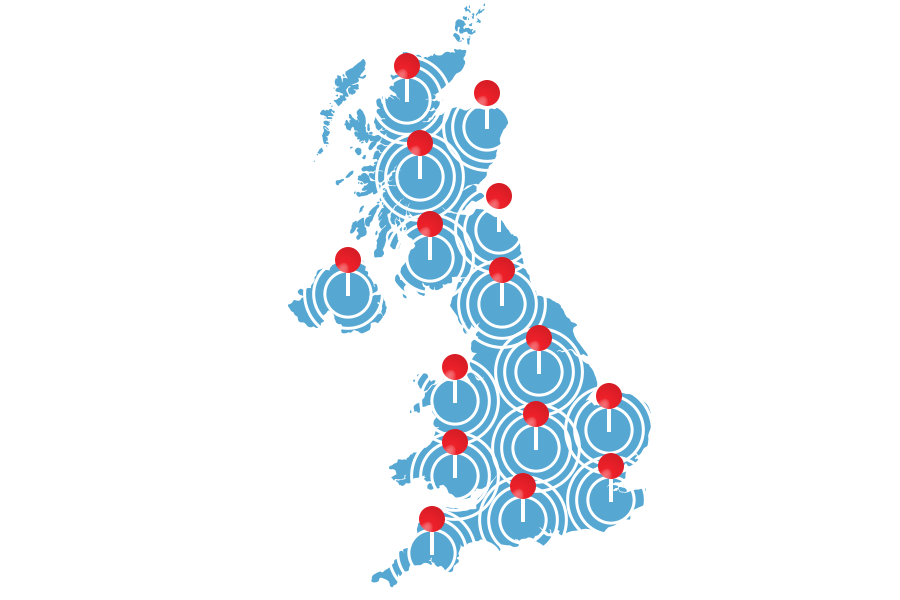 Map of UK